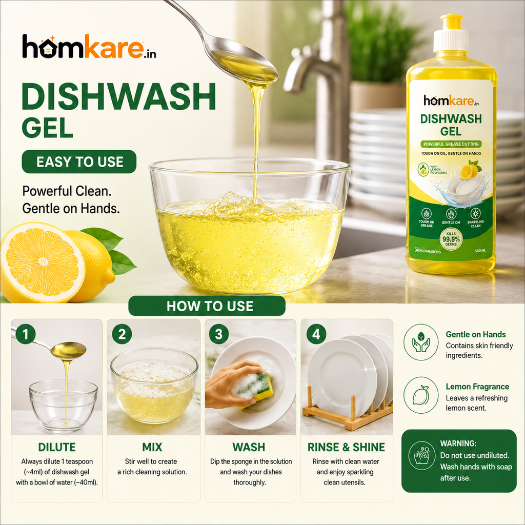 Natural Dishwash Liquid- 500ML