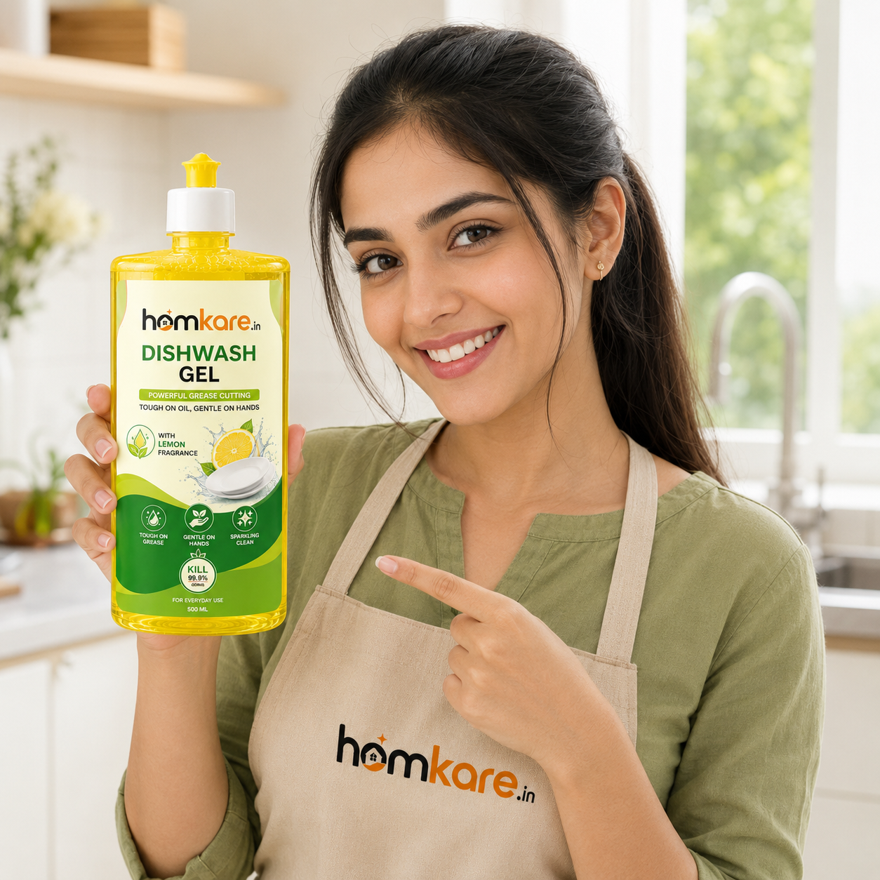 Natural Dishwash Liquid- 500ML