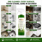 4 PCS Home Cleaning Combo Pack (500 ml Each) | Floor Cleaner + Multi Purpose Cleaner + Toilet Bowl Cleaner + Glass Cleaner | Complete Home Care Solution