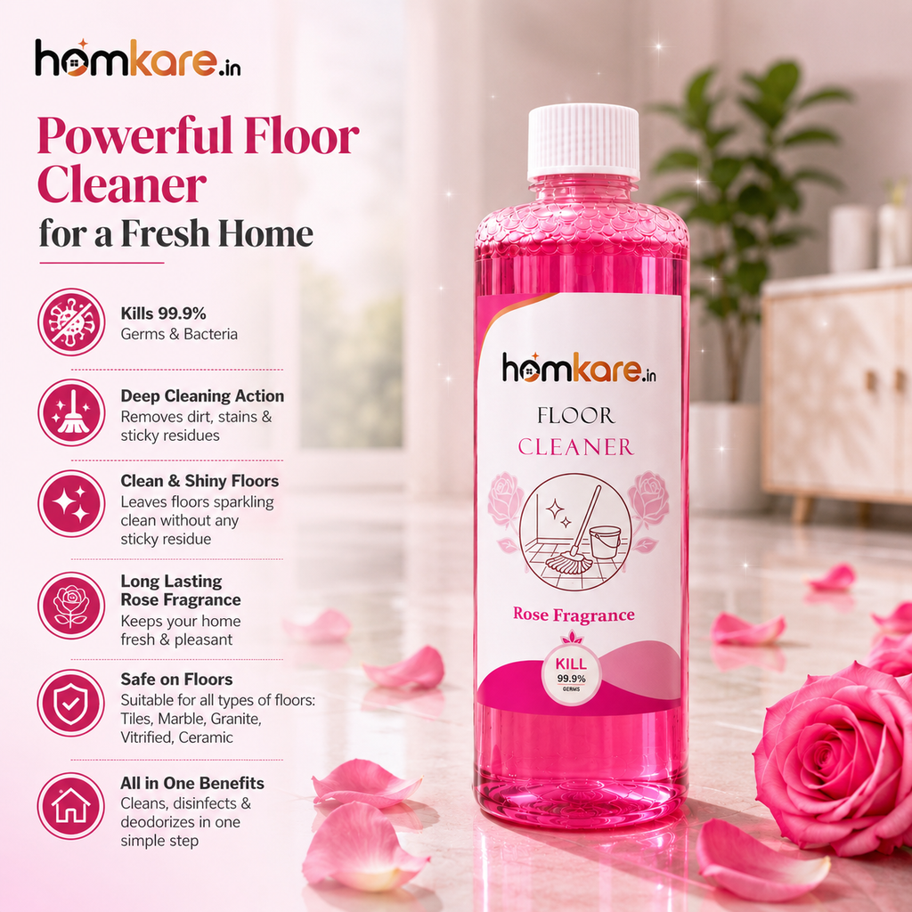Floor Cleaner With Rose Fragrance - 500ML