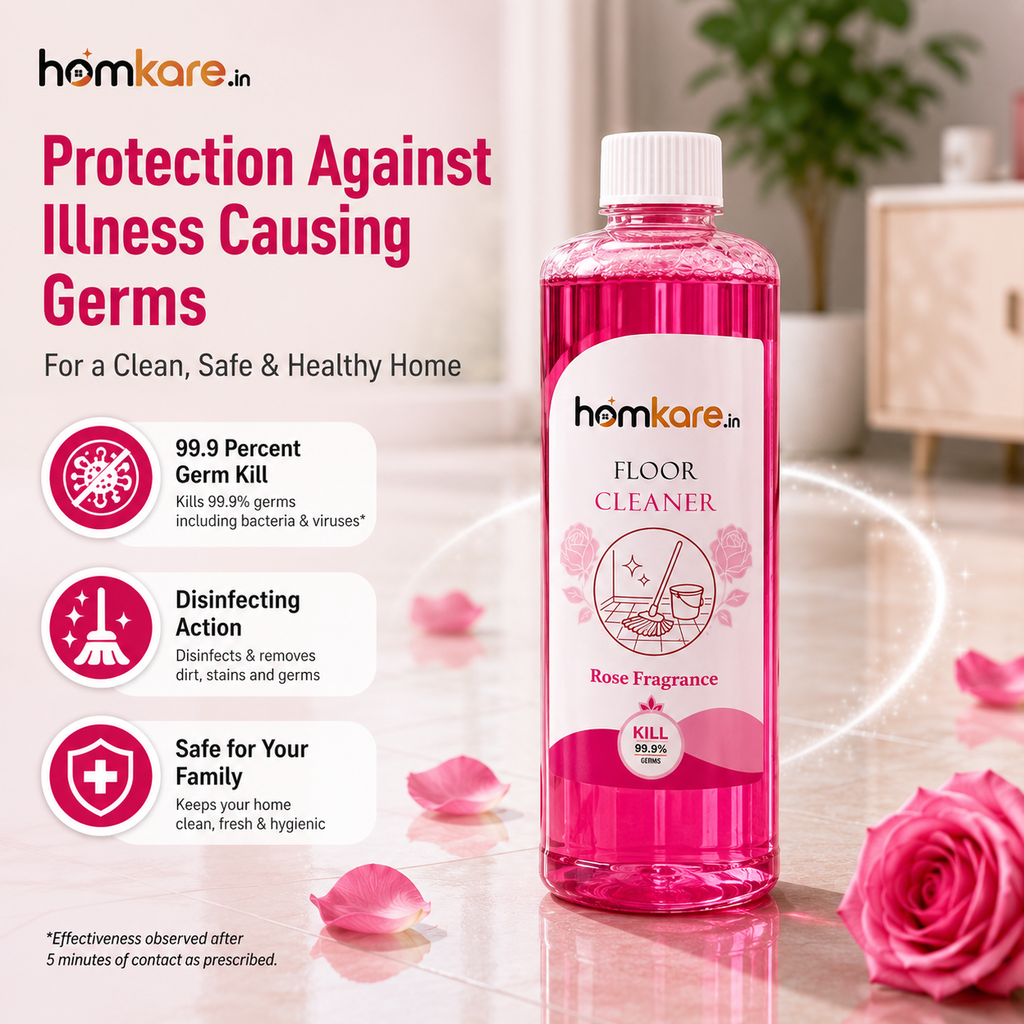 Floor Cleaner With Rose Fragrance - 500ML
