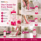 Floor Cleaner With Rose Fragrance 2 Pcs Combo - 500ML Each
