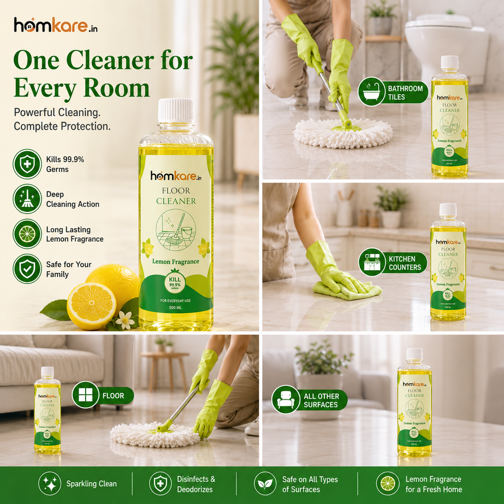 Floor Cleaner With Lemon Fragrance - 500ML