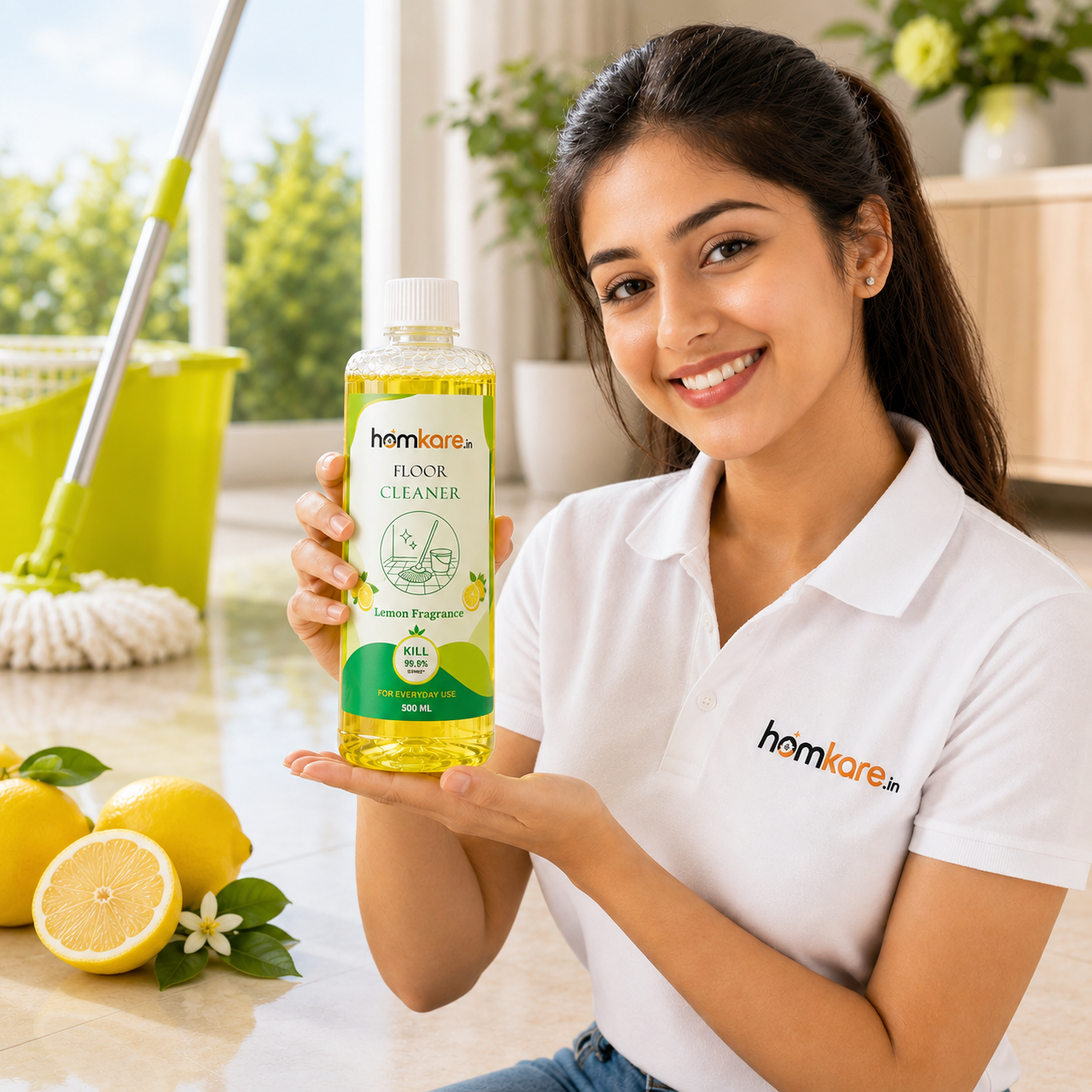 Floor Cleaner With Lemon Fragrance - 500ML