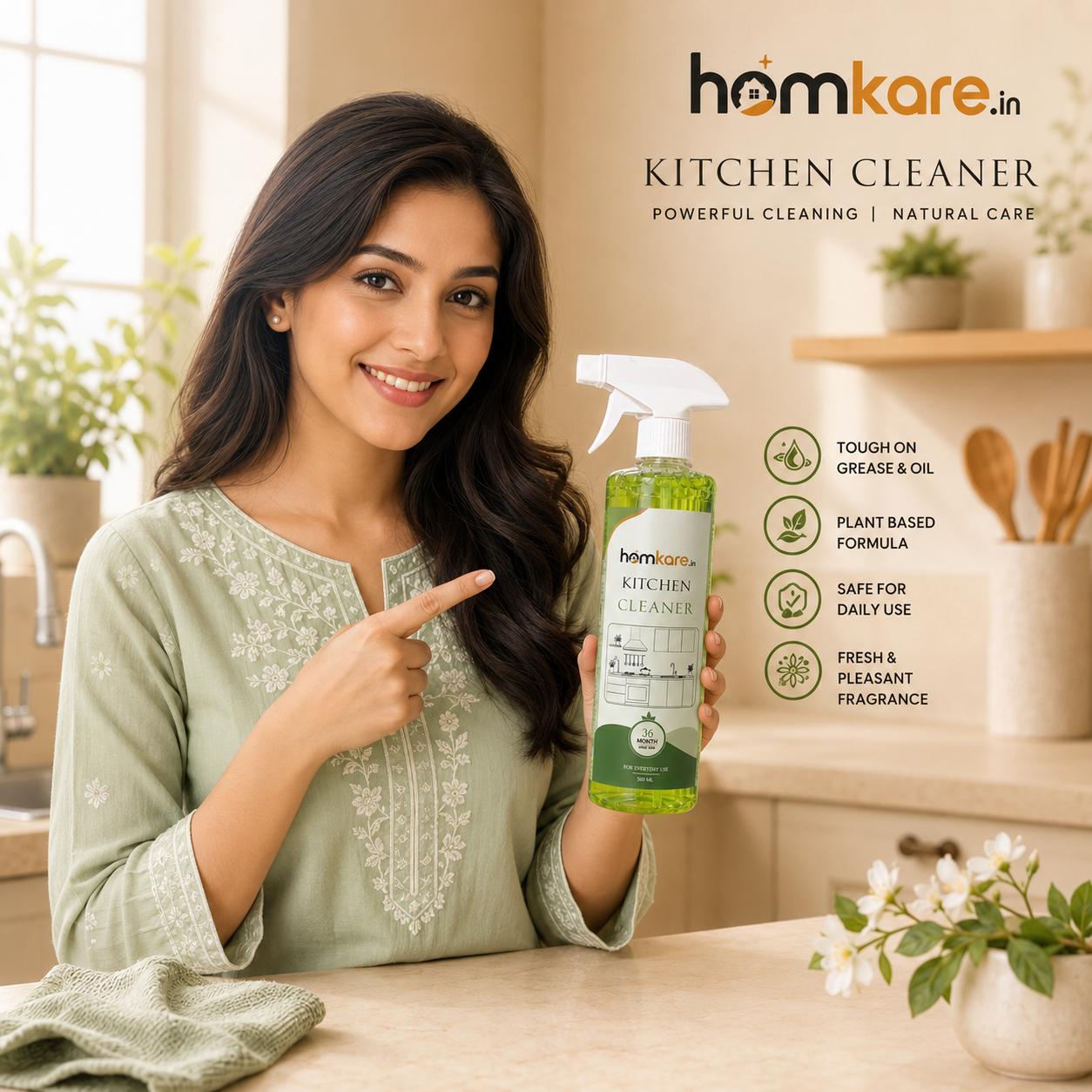 Kitchen Cleaner || All type of Oil & Water Stain Remover || 500ML